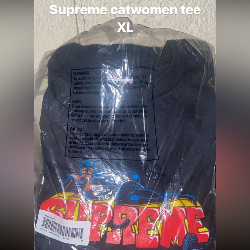 Supreme Catwomen Tee size XL brand new authentic fast shipping